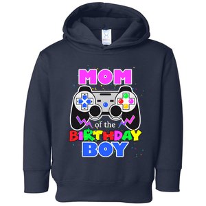 Mom Of The Birthday Boy Video Game Birthday Gamer Cool Mommy Toddler Hoodie