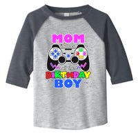 Mom Of The Birthday Boy Video Game Birthday Gamer Cool Mommy Toddler Fine Jersey T-Shirt