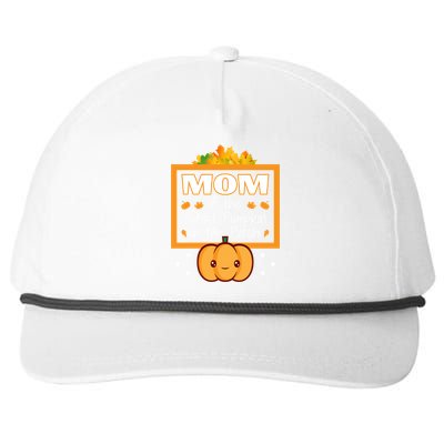 Mom Of The Cutest Pumpkin In The Patch Halloween Meaningful Gift Snapback Five-Panel Rope Hat