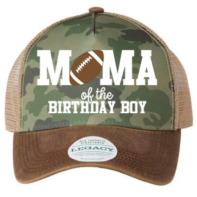 Mama Of The Birthday Football Lover First Birthday Party Cute Gift Legacy Tie Dye Trucker Hat