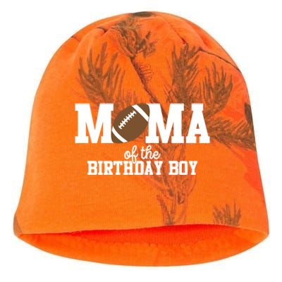 Mama Of The Birthday Football Lover First Birthday Party Cute Gift Kati - Camo Knit Beanie