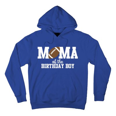 Mama Of The Birthday Football Lover First Birthday Party Cute Gift Hoodie