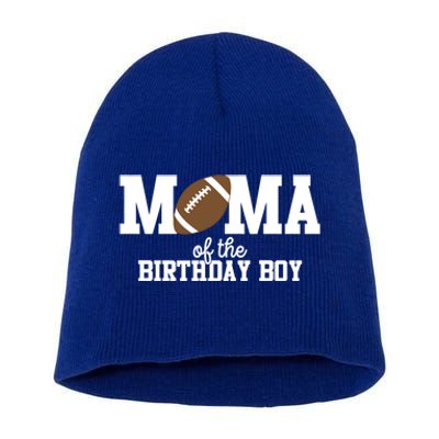 Mama Of The Birthday Football Lover First Birthday Party Cute Gift Short Acrylic Beanie