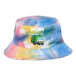 Mom Of The Birthday Boy Garbage Truck Birthday Party Tie Dye Newport Bucket Hat