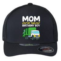 Mom Of The Birthday Boy Garbage Truck Birthday Party Flexfit Unipanel Trucker Cap