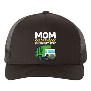 Mom Of The Birthday Boy Garbage Truck Birthday Party Yupoong Adult 5-Panel Trucker Hat