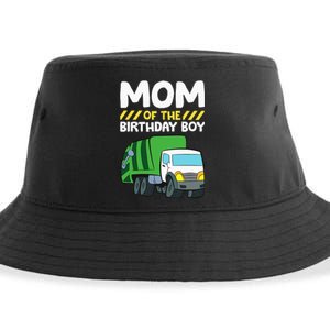 Mom Of The Birthday Boy Garbage Truck Birthday Party Sustainable Bucket Hat