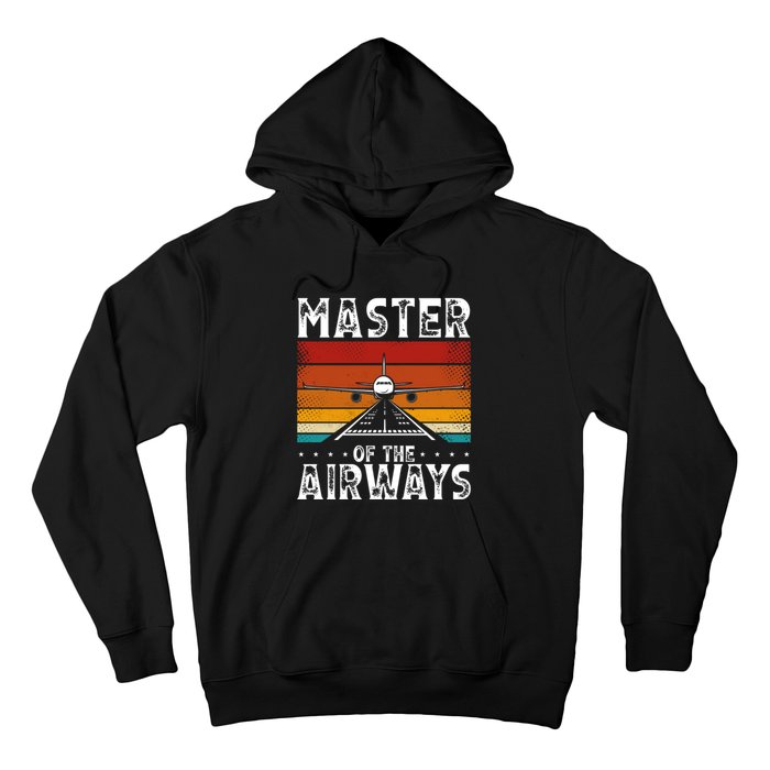 Masters Of The Airways Aviation Airline Pilot Hoodie