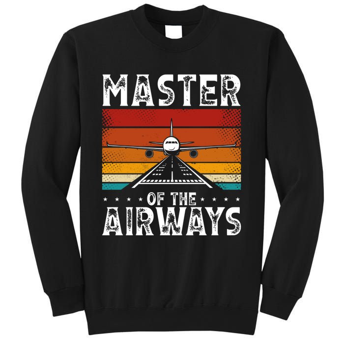 Masters Of The Airways Aviation Airline Pilot Sweatshirt