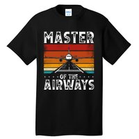 Masters Of The Airways Aviation Airline Pilot Tall T-Shirt