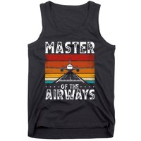 Masters Of The Airways Aviation Airline Pilot Tank Top