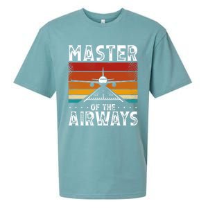 Masters Of The Airways Aviation Airline Pilot Sueded Cloud Jersey T-Shirt