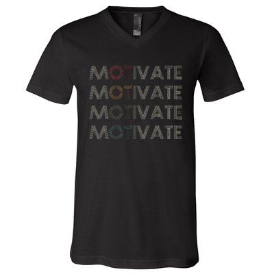 Motivate Occupational Therapy Ot Therapist V-Neck T-Shirt