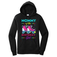 Mommy of the Birthday Roller Skates Bday Skating Theme Women's Pullover Hoodie