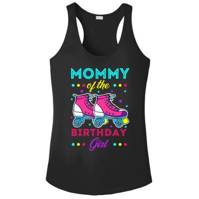 Mommy of the Birthday Roller Skates Bday Skating Theme Ladies PosiCharge Competitor Racerback Tank