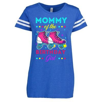 Mommy of the Birthday Roller Skates Bday Skating Theme Enza Ladies Jersey Football T-Shirt