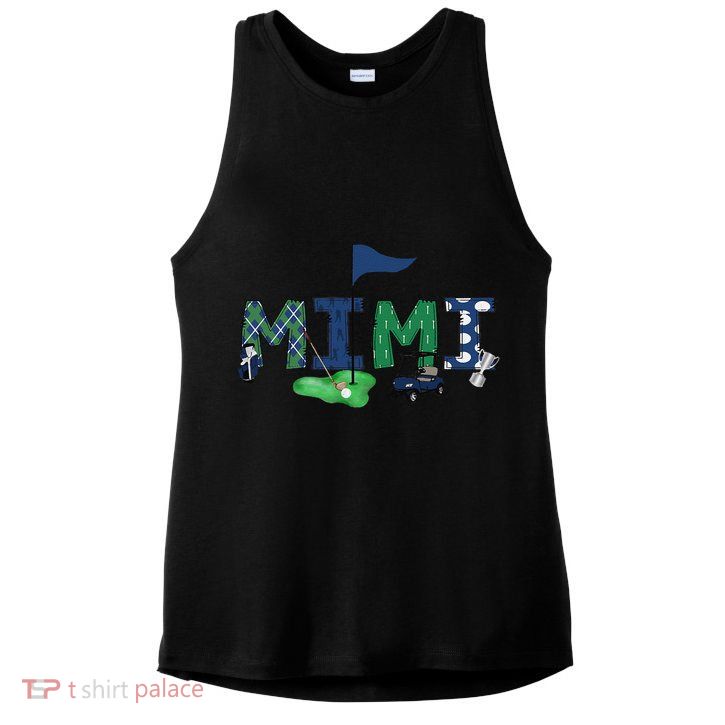 Mimi Of The Birthday Hole in One Golf Sport Matching Gift Ladies PosiCharge Tri-Blend Wicking Tank