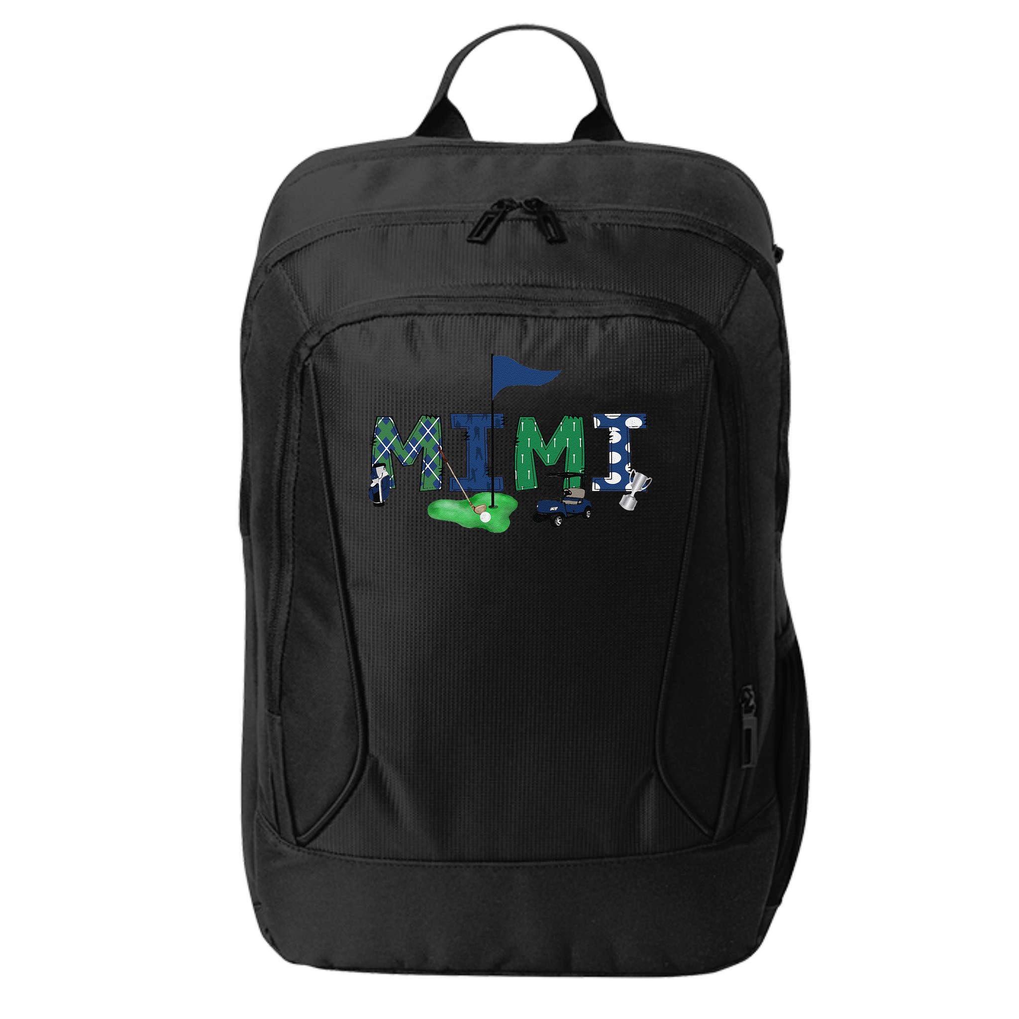 Mimi Of The Birthday Hole in One Golf Sport Matching Gift City Backpack