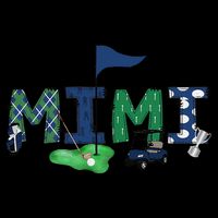 Mimi Of The Birthday Hole in One Golf Sport Matching Gift 16 in Basic Backpack