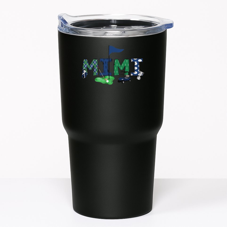 Mimi Of The Birthday Hole in One Golf Sport Matching Gift Tumbler