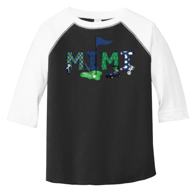 Mimi Of The Birthday Hole in One Golf Sport Matching Gift Toddler Fine Jersey T-Shirt