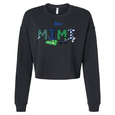 Mimi Of The Birthday Hole in One Golf Sport Matching Gift Cropped Pullover Crew
