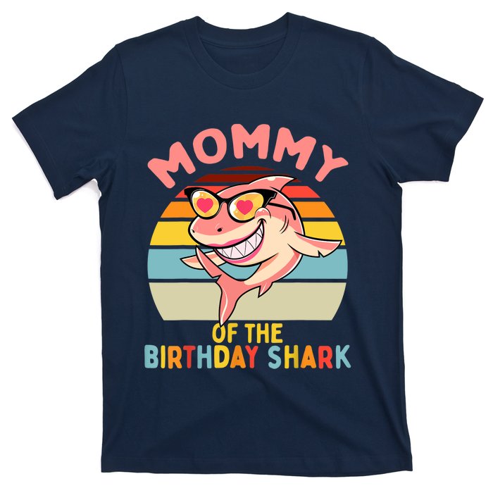 Mommy of the Shark Birthday Mom Matching Family T-Shirt