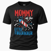 Mommy Of The Little Firecracker Pregnancy Announcet Gift Cooling Performance Crew T-Shirt