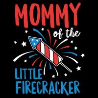 Mommy Of The Little Firecracker Pregnancy Announcet Gift Cooling Performance Crew T-Shirt