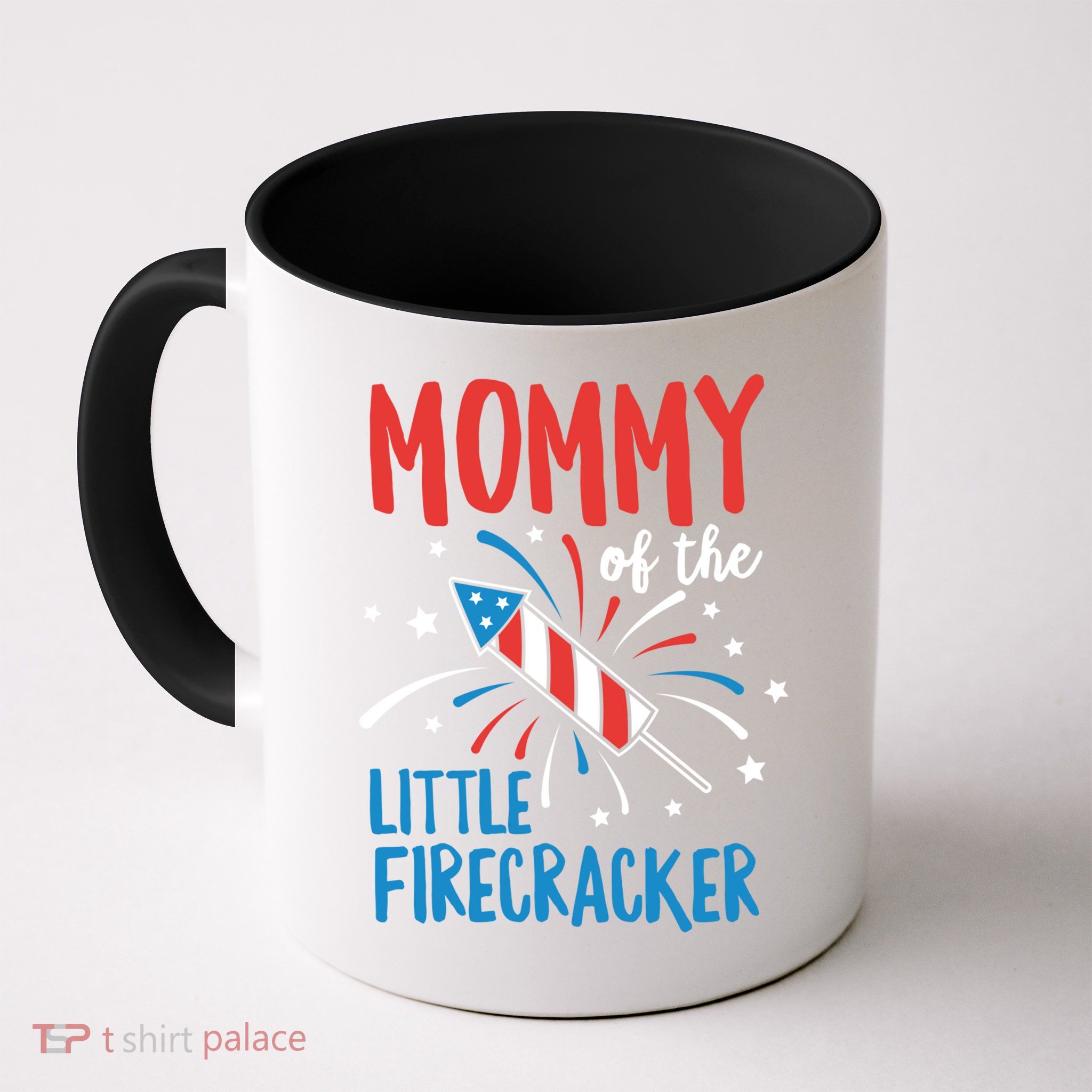 Mommy Of The Little Firecracker Pregnancy Announcet Gift Mug