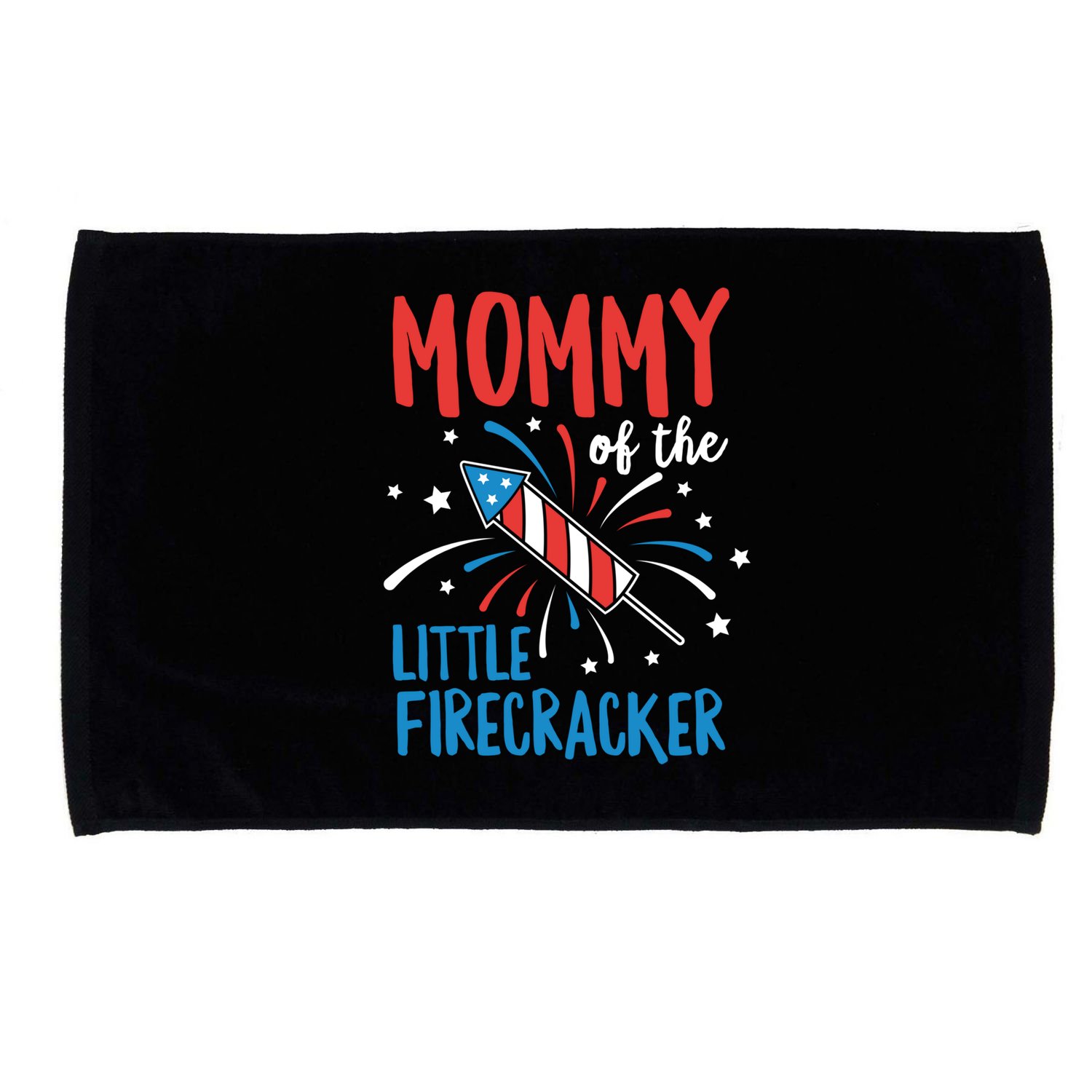 Mommy Of The Little Firecracker Pregnancy Announcet Gift Microfiber Hand Towel