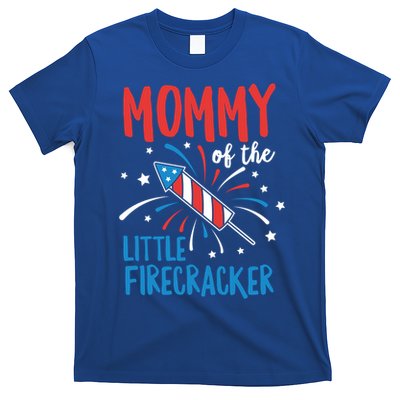 Mommy Of The Little Firecracker Pregnancy Announcet Gift T-Shirt