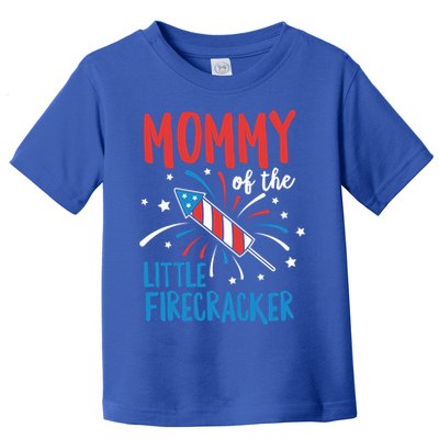 Mommy Of The Little Firecracker Pregnancy Announcet Gift Toddler T-Shirt