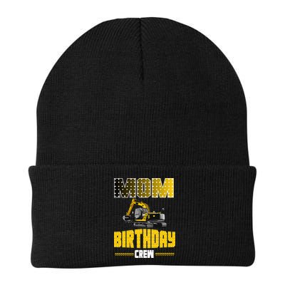 Mom Of The Birthday Crew Party Excavator Beanie