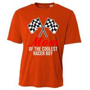 Mom Of The Awesome Racer Car Racing Racecar Gift Cooling Performance Crew T-Shirt