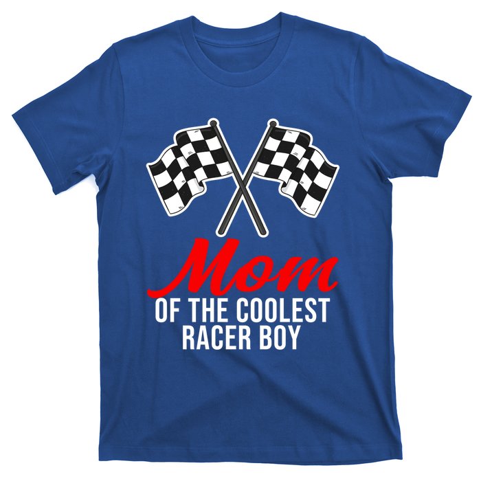 Mom Of The Awesome Racer Car Racing Racecar Gift T-Shirt