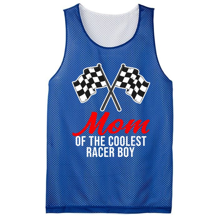 Mom Of The Awesome Racer Car Racing Racecar Gift Mesh Reversible Basketball Jersey Tank