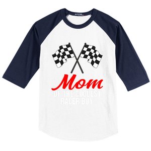 Mom Of The Awesome Racer Car Racing Racecar Gift Baseball Sleeve Shirt