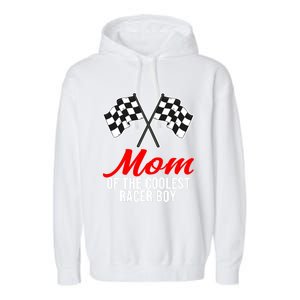 Mom Of The Awesome Racer Car Racing Racecar Gift Garment-Dyed Fleece Hoodie