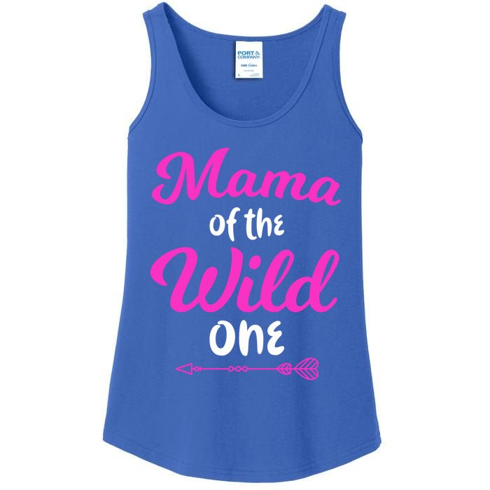 Mom Of The Wild One Mama Of The Wild One Gift Ladies Essential Tank