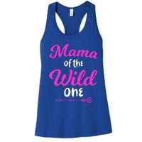 Mom Of The Wild One Mama Of The Wild One Gift Women's Racerback Tank