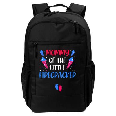 Mommy Of The Little Firecracker 4th Of July Pregnancy Gift Backpack