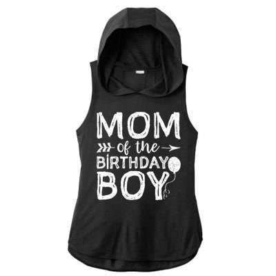 Mom Of The Birthday Gift Mothers Day Gift Ladies PosiCharge Tri-Blend Wicking Draft Hoodie Tank