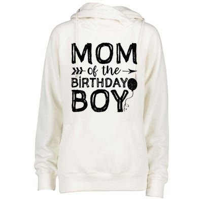 Mom Of The Birthday Gift Mothers Day Gift Womens Funnel Neck Pullover Hood