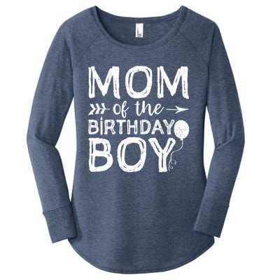 Mom Of The Birthday Gift Mothers Day Gift Women's Perfect Tri Tunic Long Sleeve Shirt