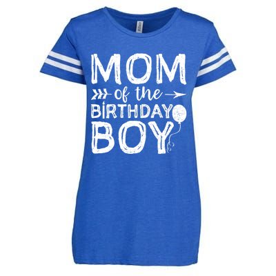 Mom Of The Birthday Gift Mothers Day Gift Enza Ladies Jersey Football T-Shirt