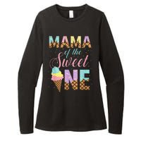 Mama Of The Sweet One Ice Cream 1st First Birthday Family Womens CVC Long Sleeve Shirt