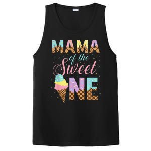 Mama Of The Sweet One Ice Cream 1st First Birthday Family PosiCharge Competitor Tank