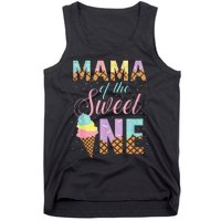 Mama Of The Sweet One Ice Cream 1st First Birthday Family Tank Top