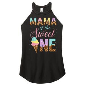 Mama Of The Sweet One Ice Cream 1st First Birthday Family Women's Perfect Tri Rocker Tank